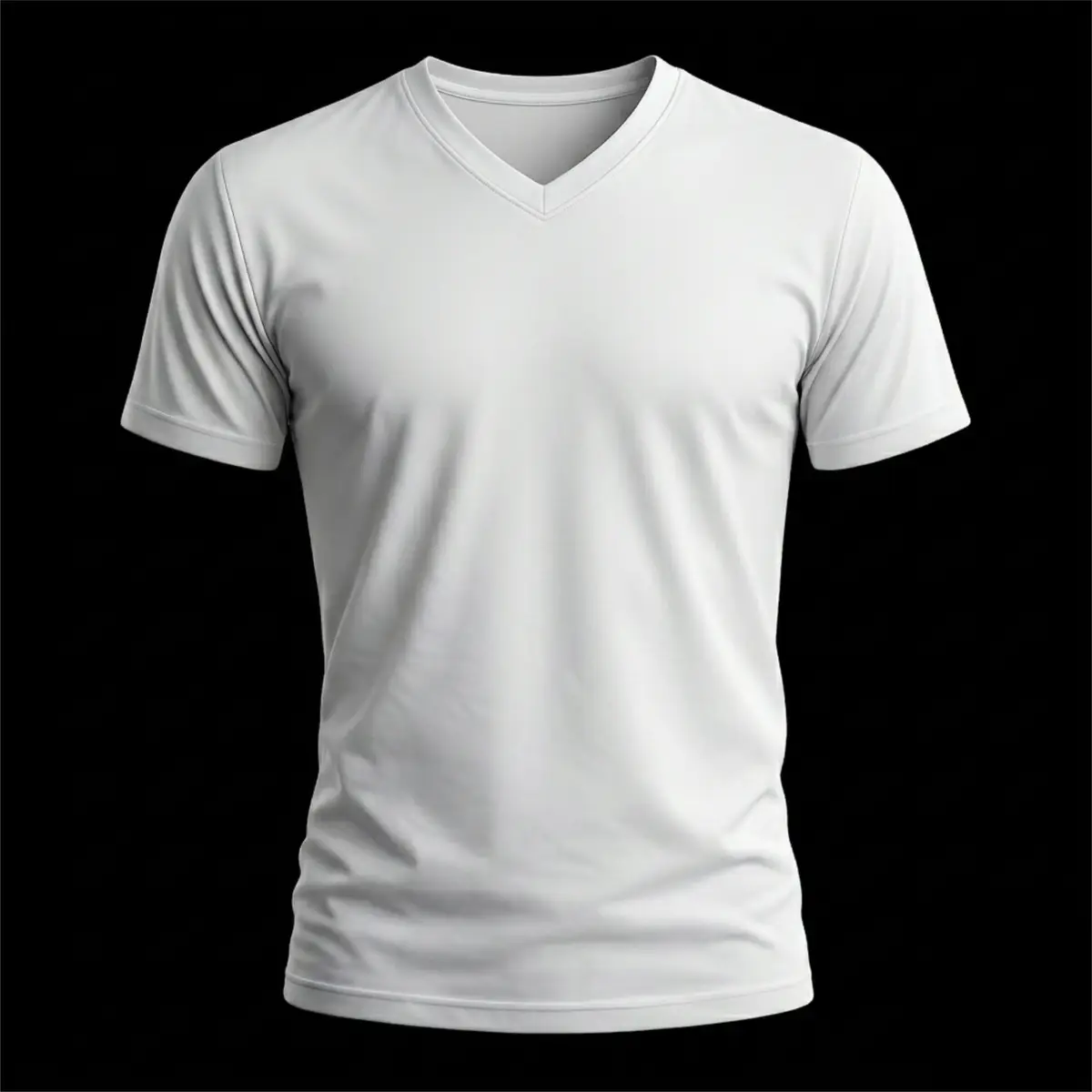 Polera sublimada manga corta cuello en V personalizada